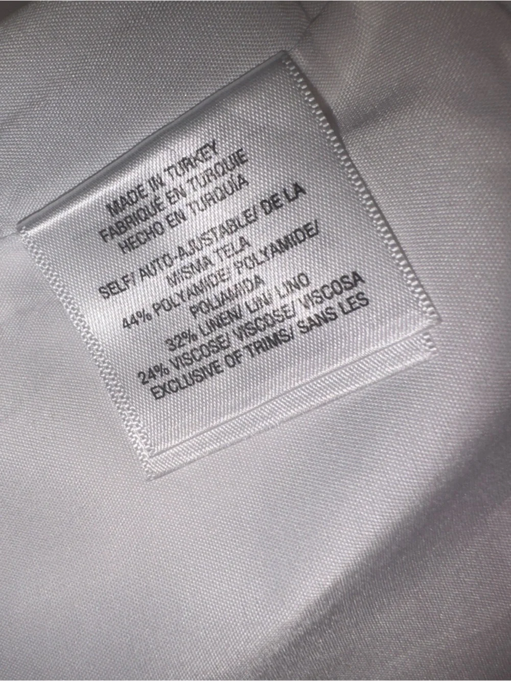 NEW Favorite Daughter The MORGAN ivory linen blend mini dress sz 4 - Picture 10 of 11
